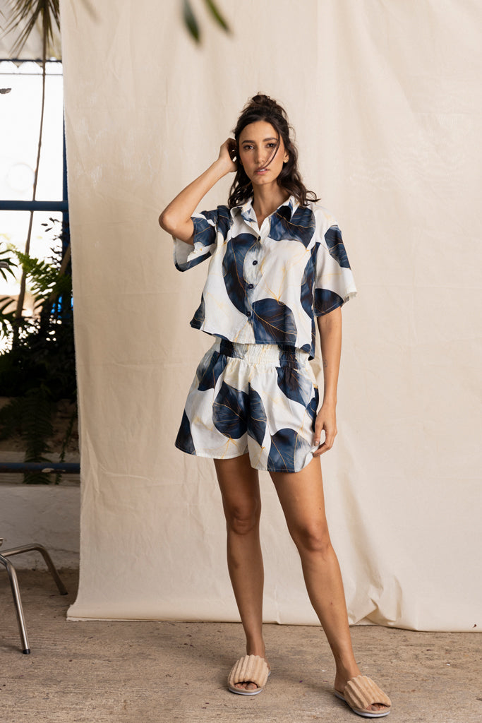 short pijama algodón