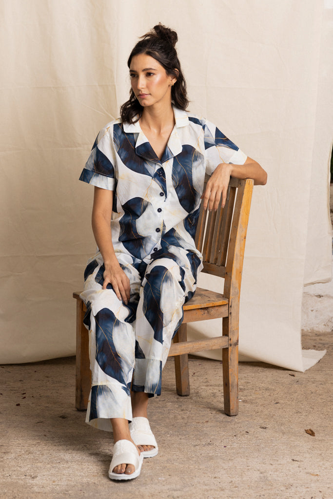 pijama pantalon camisa manga corta algodon 100%