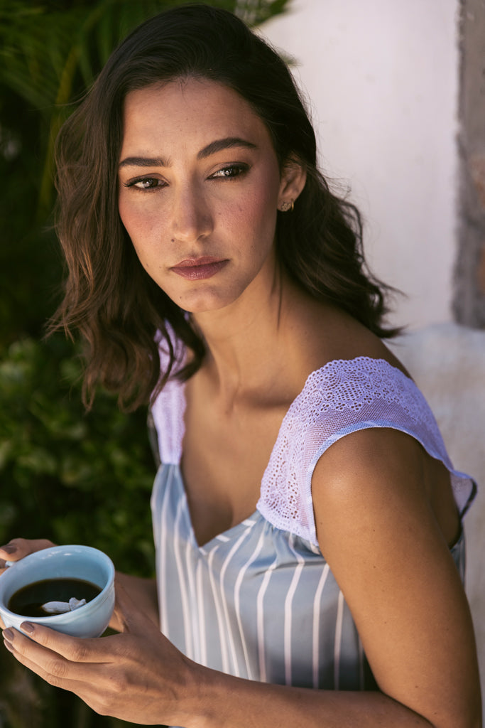 pijama satín short