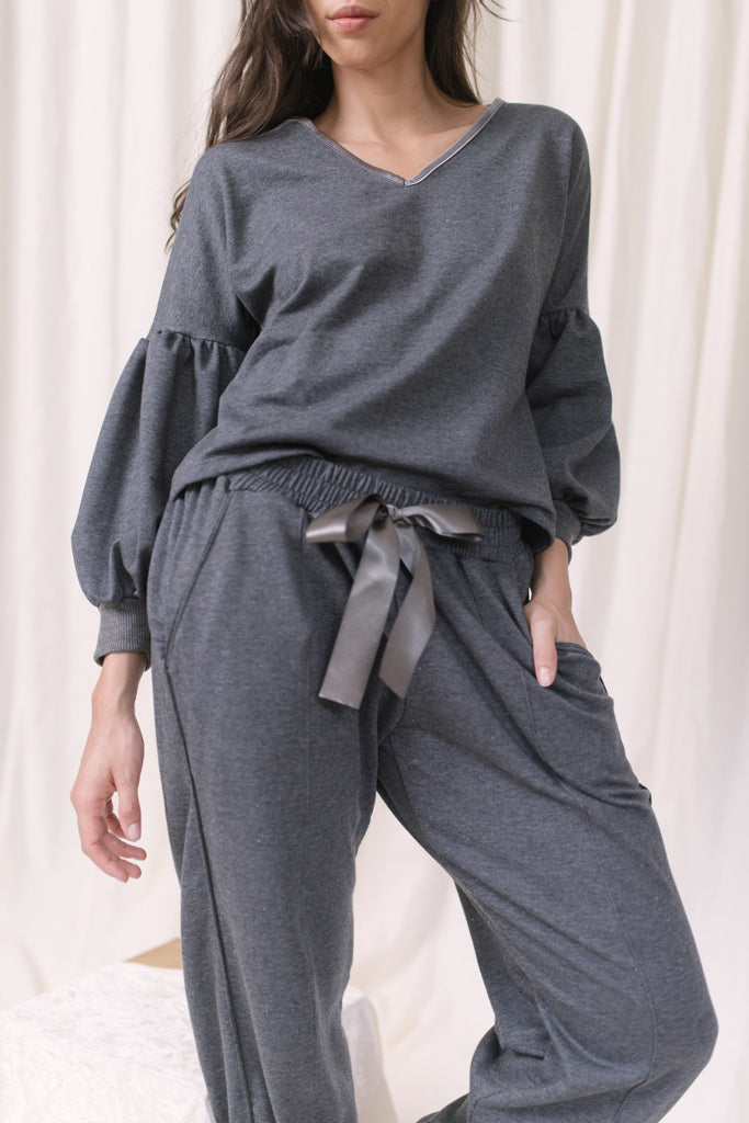 Pijama en lycra tejido de punto