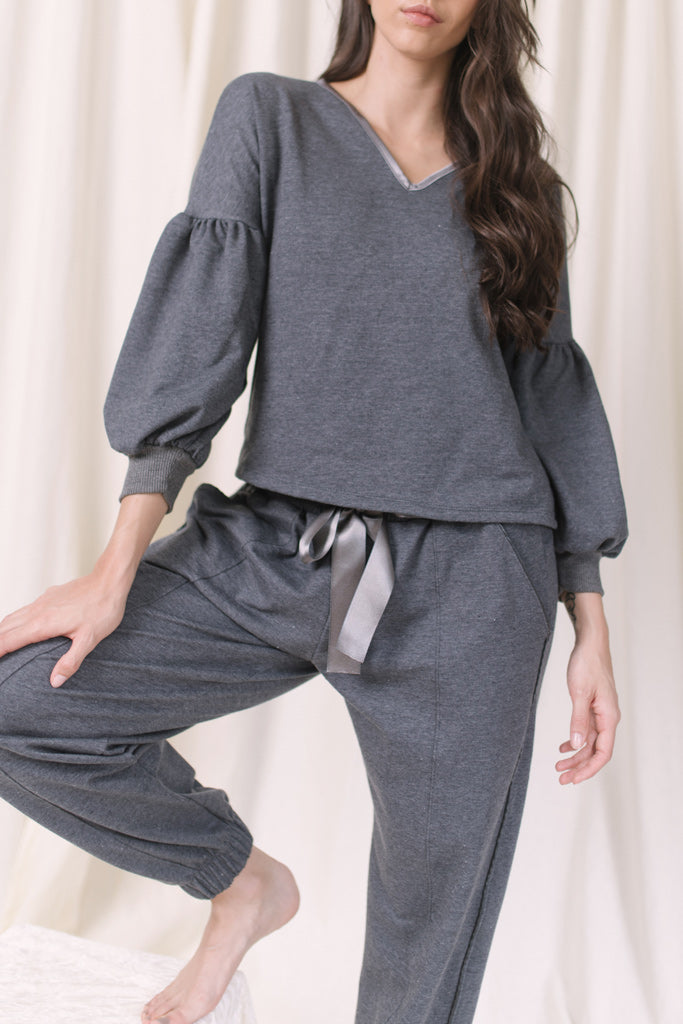 Pijama en lycra tejido de punto