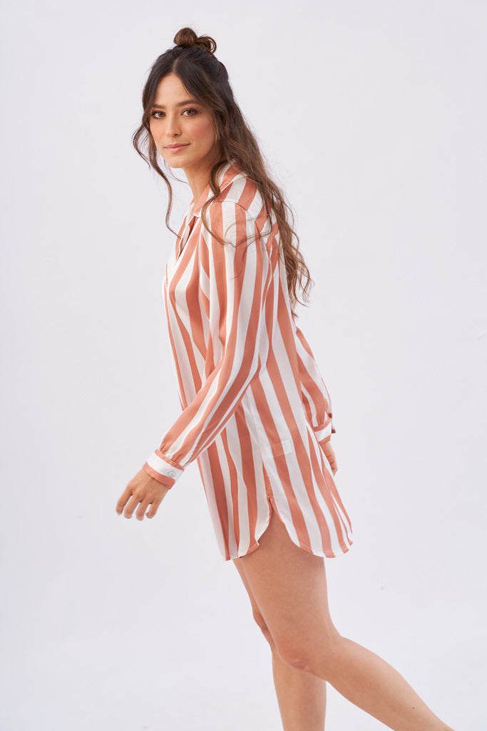 Pijama satin babydoll