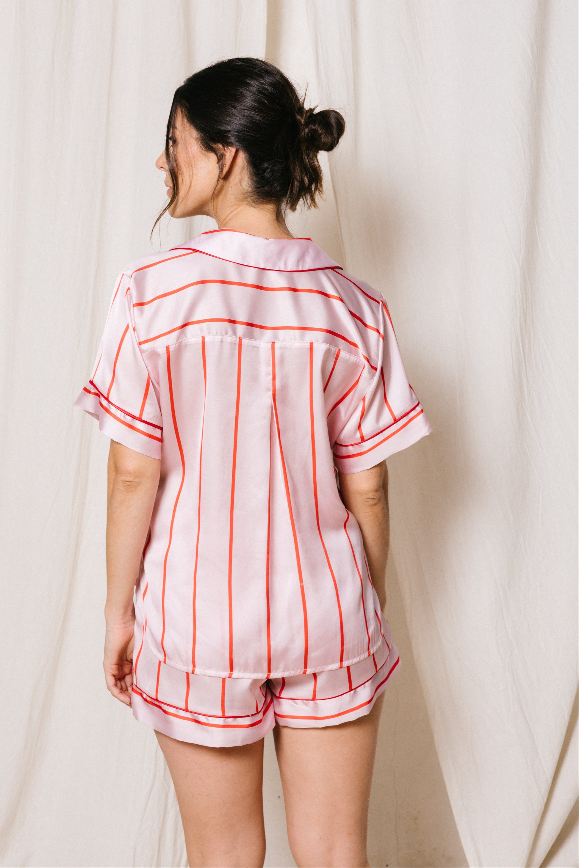 pijama en satin short loungewear