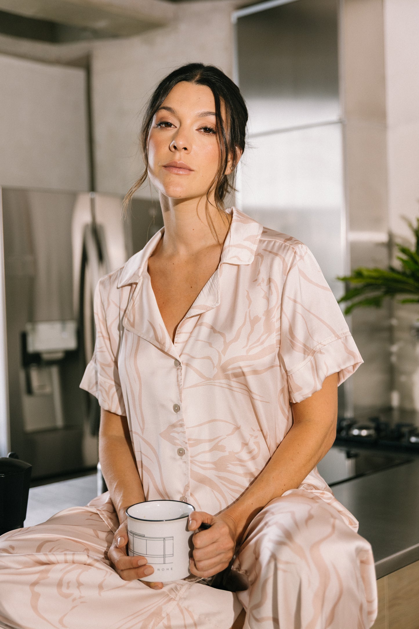 PIJAMA SATIN PANTALON