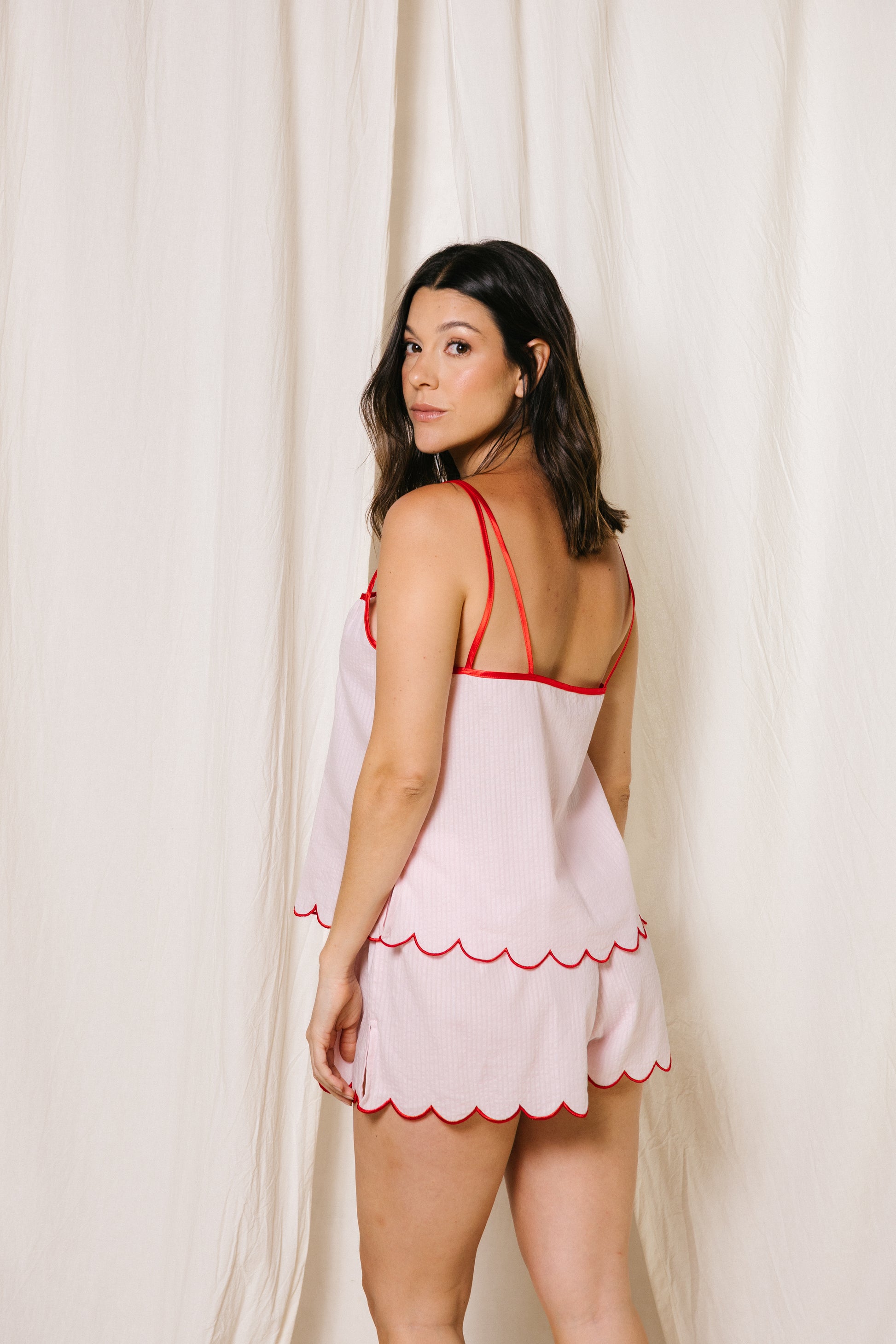 pijama short algodon