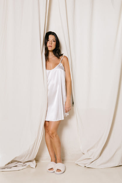 pijama babydoll satin