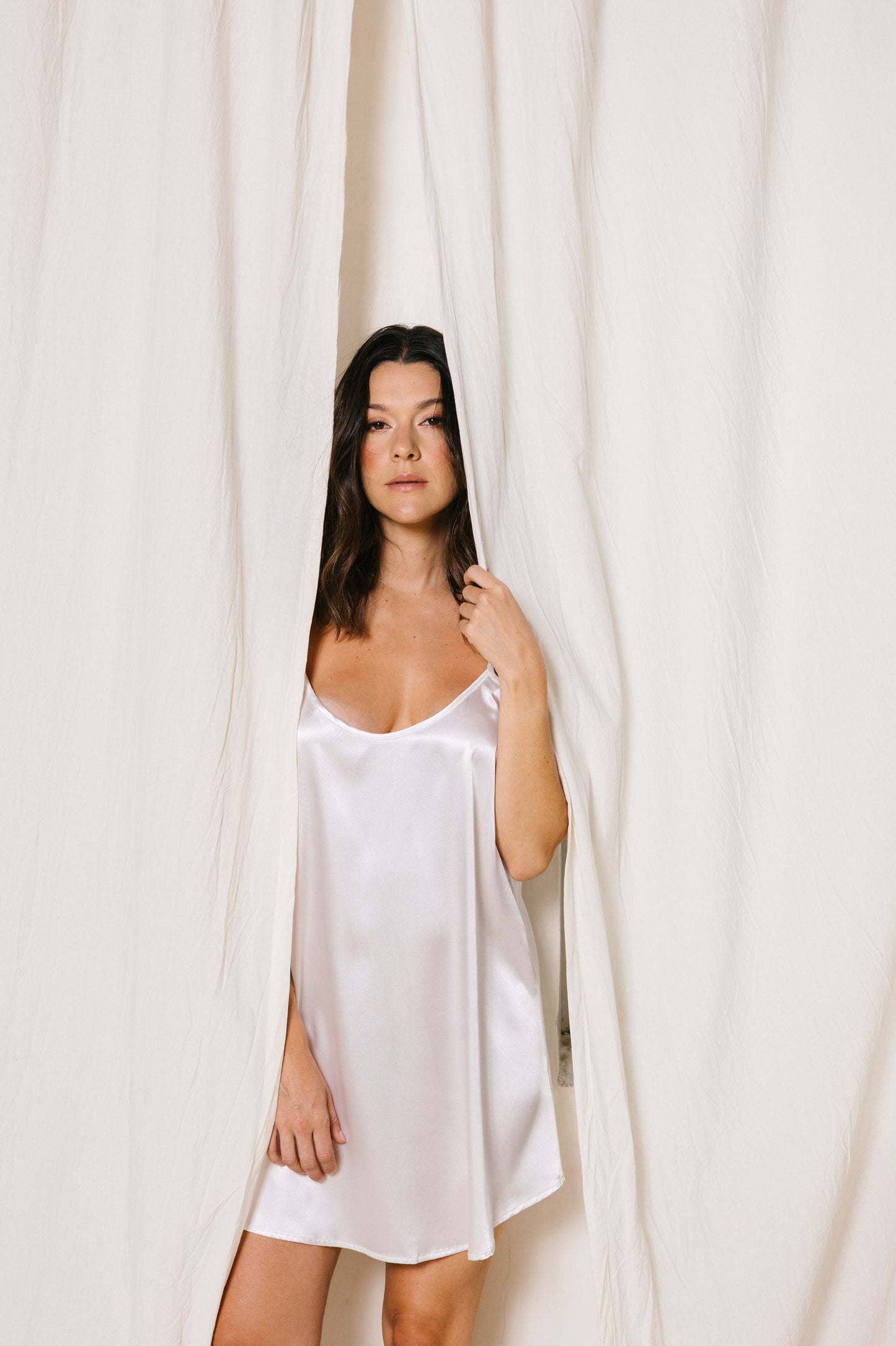 pijama babydoll satin