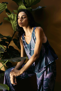 pijama pantalon satin