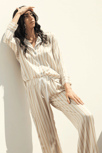pijama satin pantalon