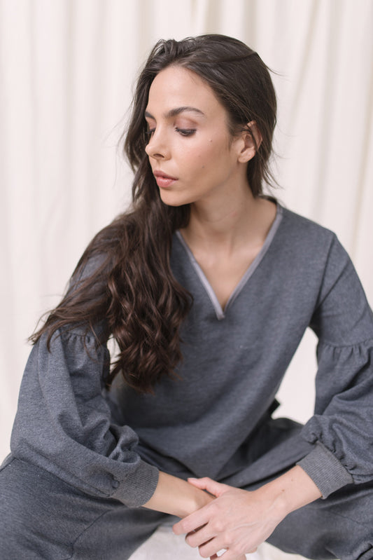 Pijama en lycra tejido de punto