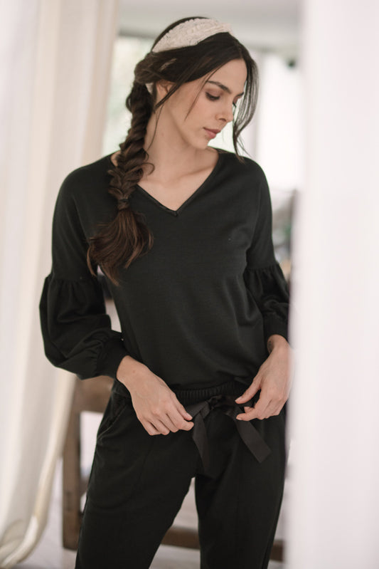 Pijama en lycra tejido de punto